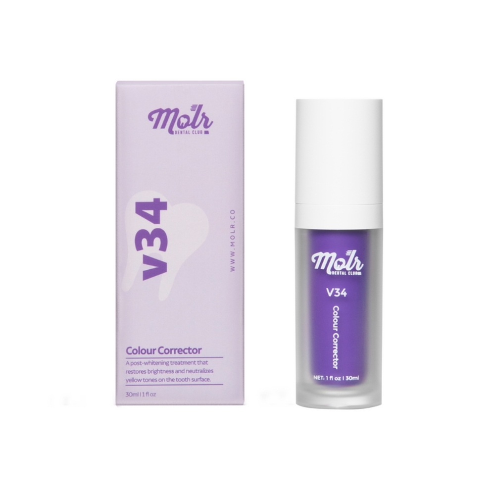 Molr V34 Colour Corrector Teeth Whitening Treatment